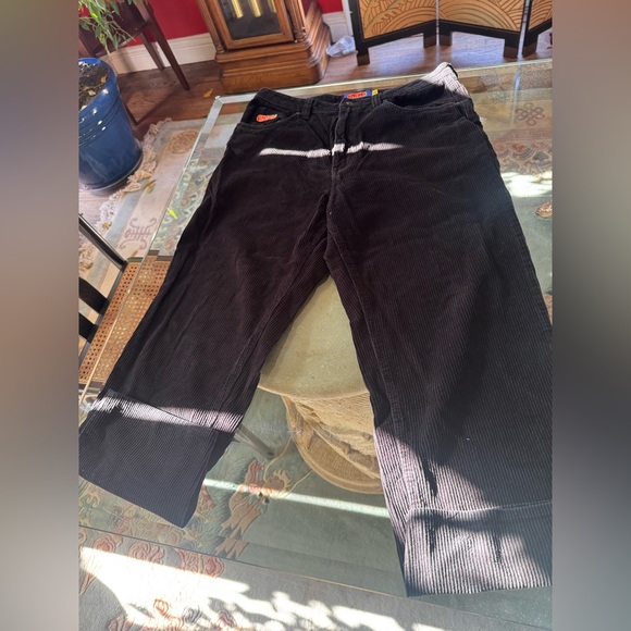 🛹 Empyre Loose Fit Black Corduroy Skate Pants 🛹 - Picture 5 of 7